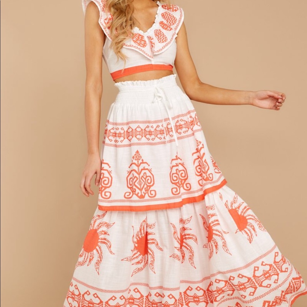 Brand new two piece skirt and top set!